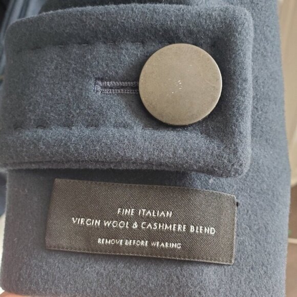 NWT Babaton Blue Grey Bromley Wool Coat Size Small - Picture 8 of 16